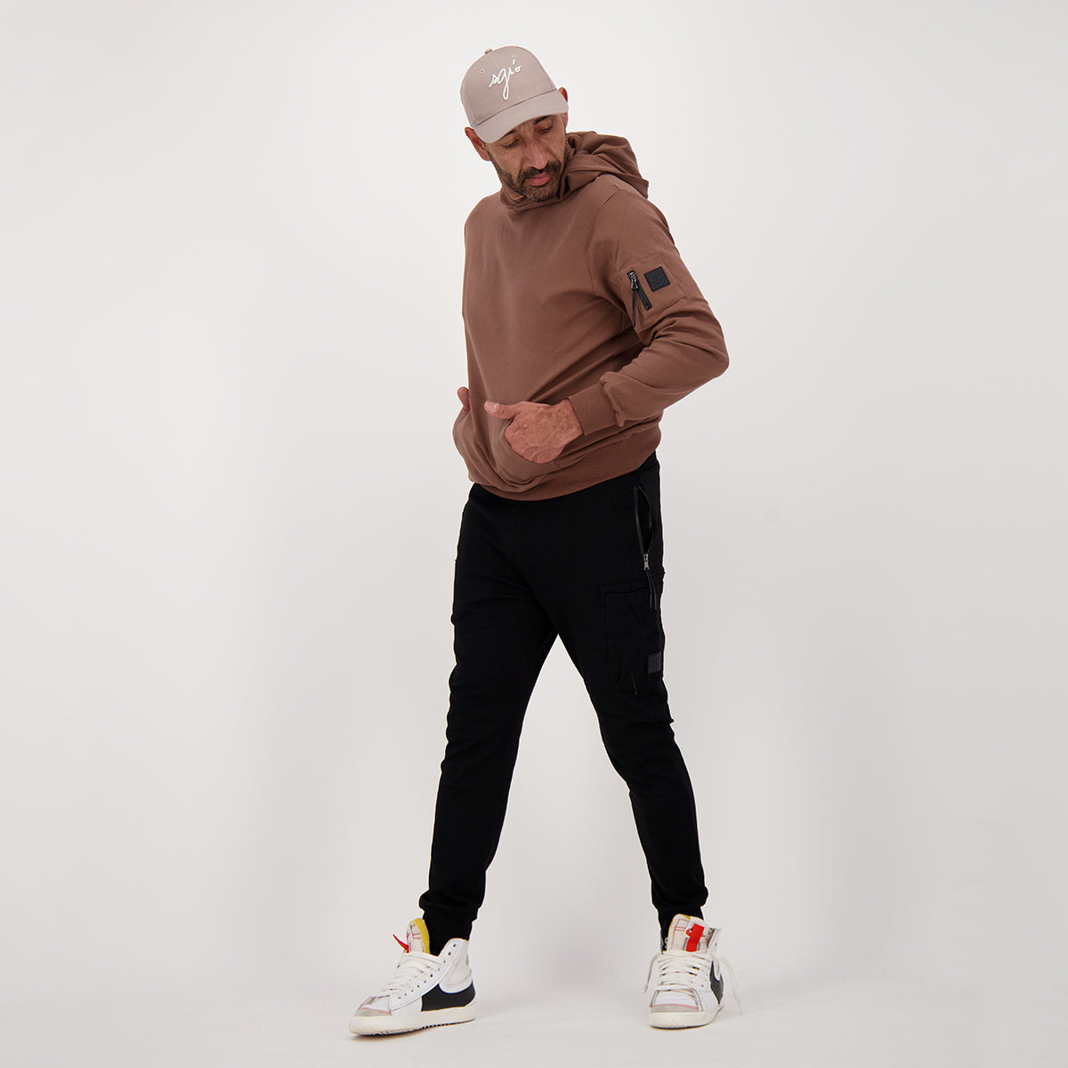 Hoodie Sébastien Marron