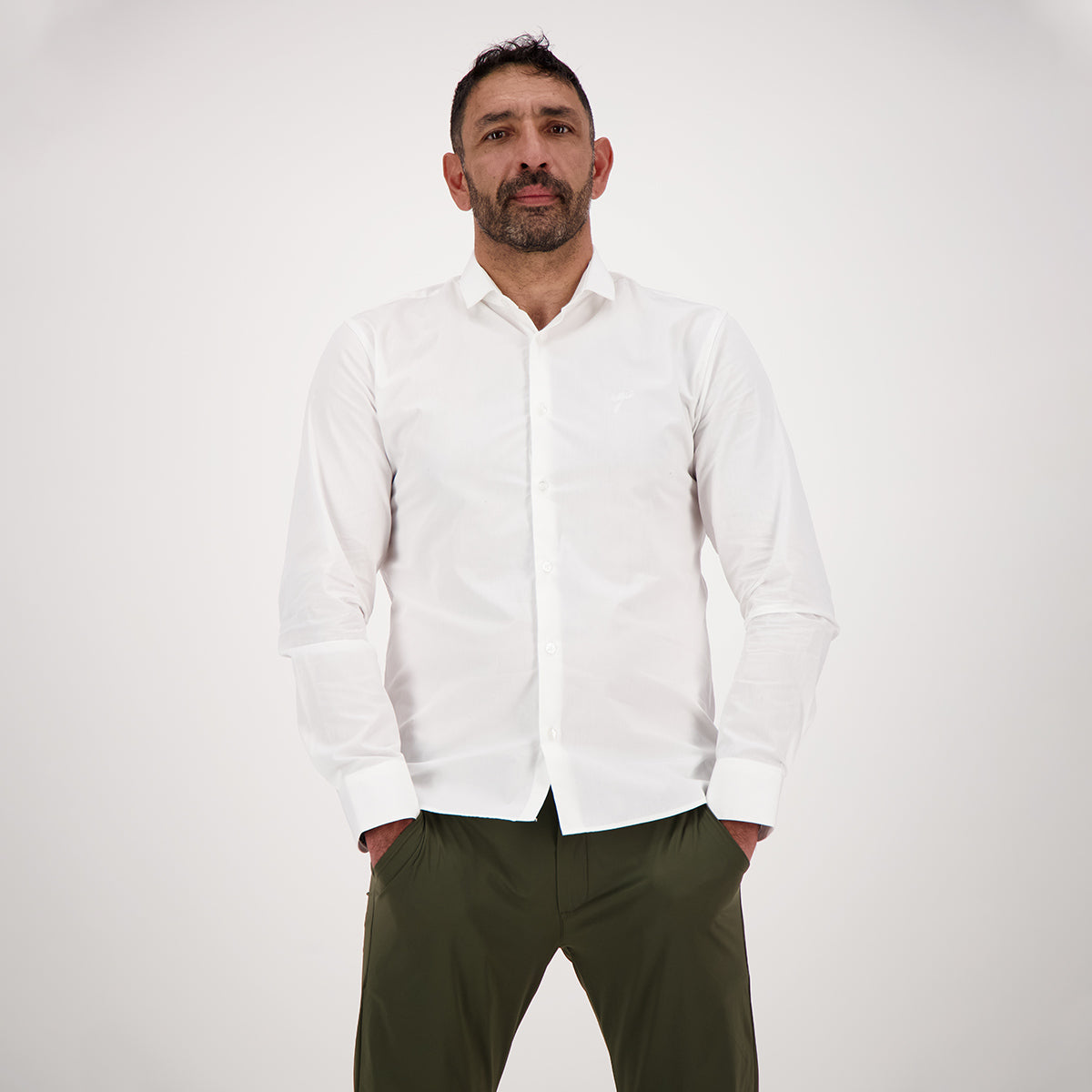 Chemise Jacques popeline coton blanc