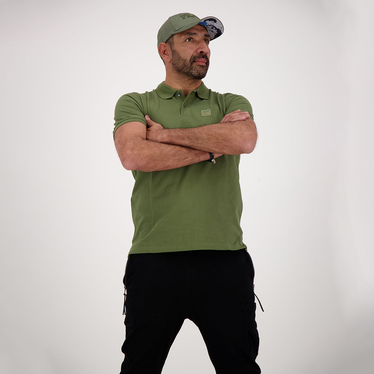 POLO HOMME COTON PIQUÉ KAKI