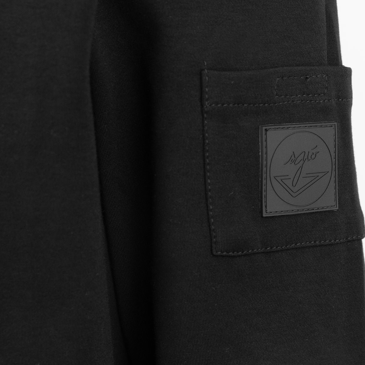 Sweat Sgio au col cheminé NOIR
