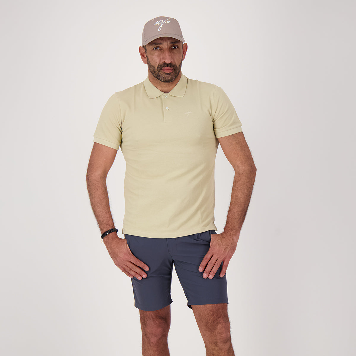 Polo Marco coton piqué Beige