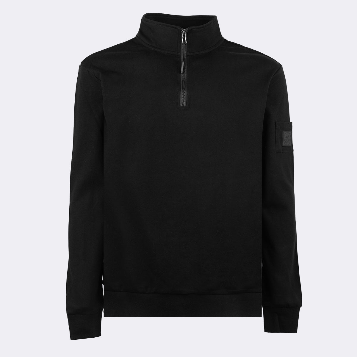 Sweat Sgio au col cheminé NOIR