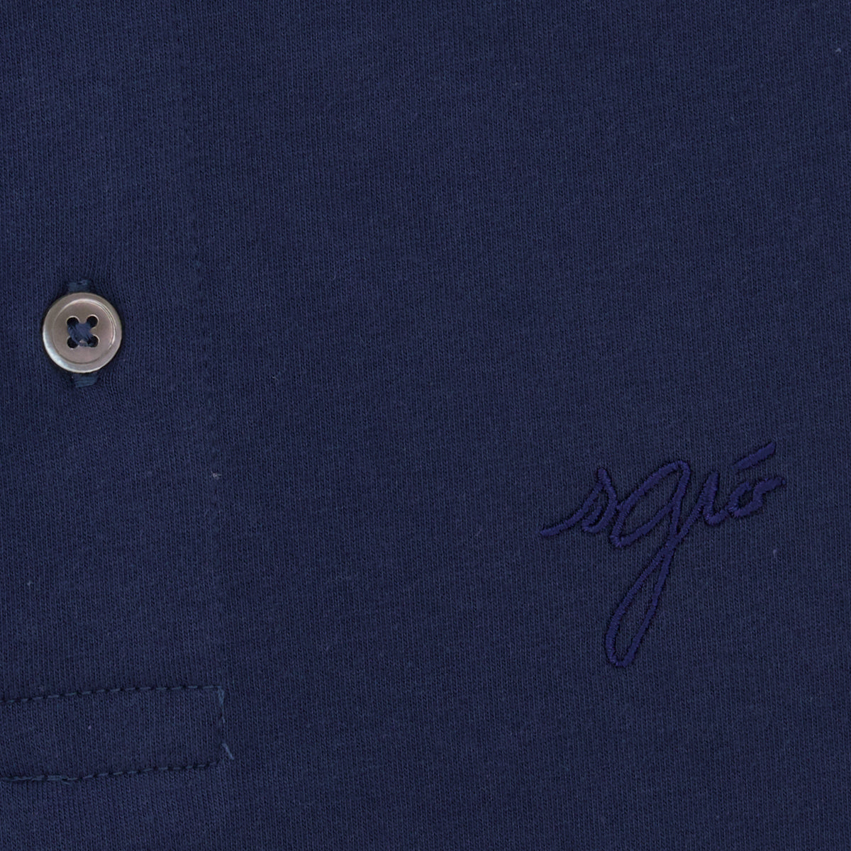 POLO COTON CLASSIQUE BLEU MARINE