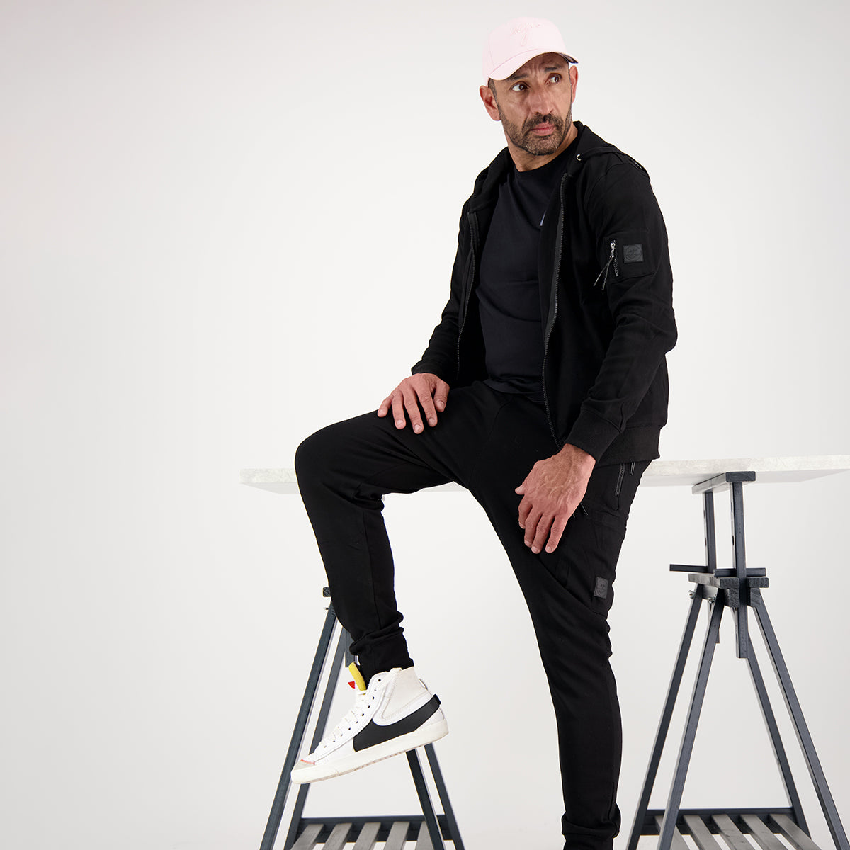 Veste à capuche Charles Noir