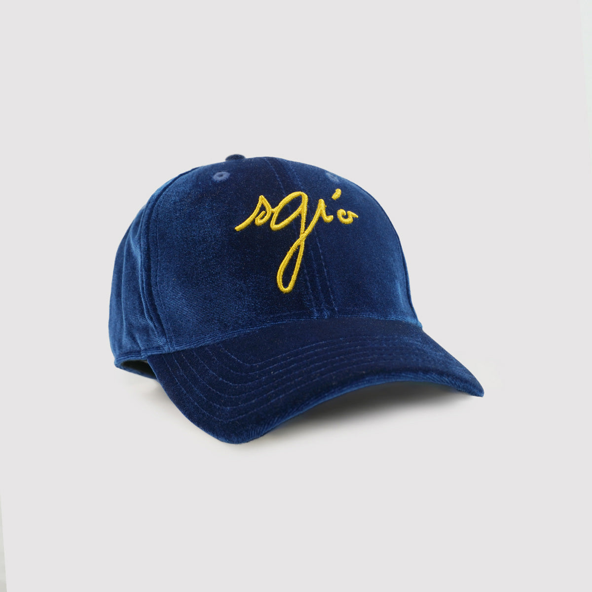 Casquette Corse en Velours Bleu