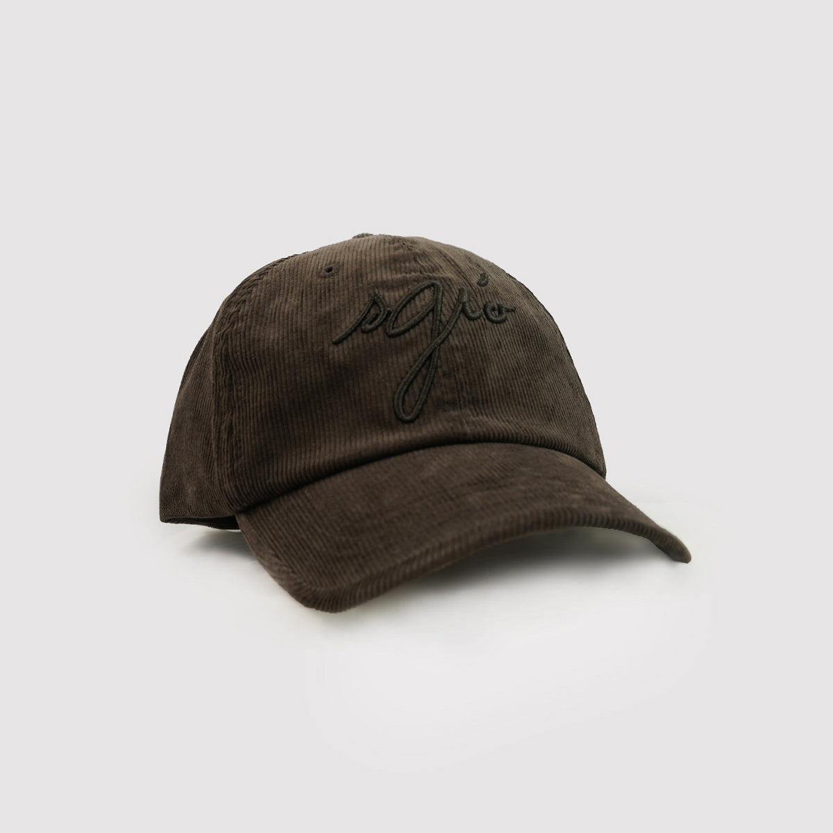 Casquette Corse en velours côtelé Marron
