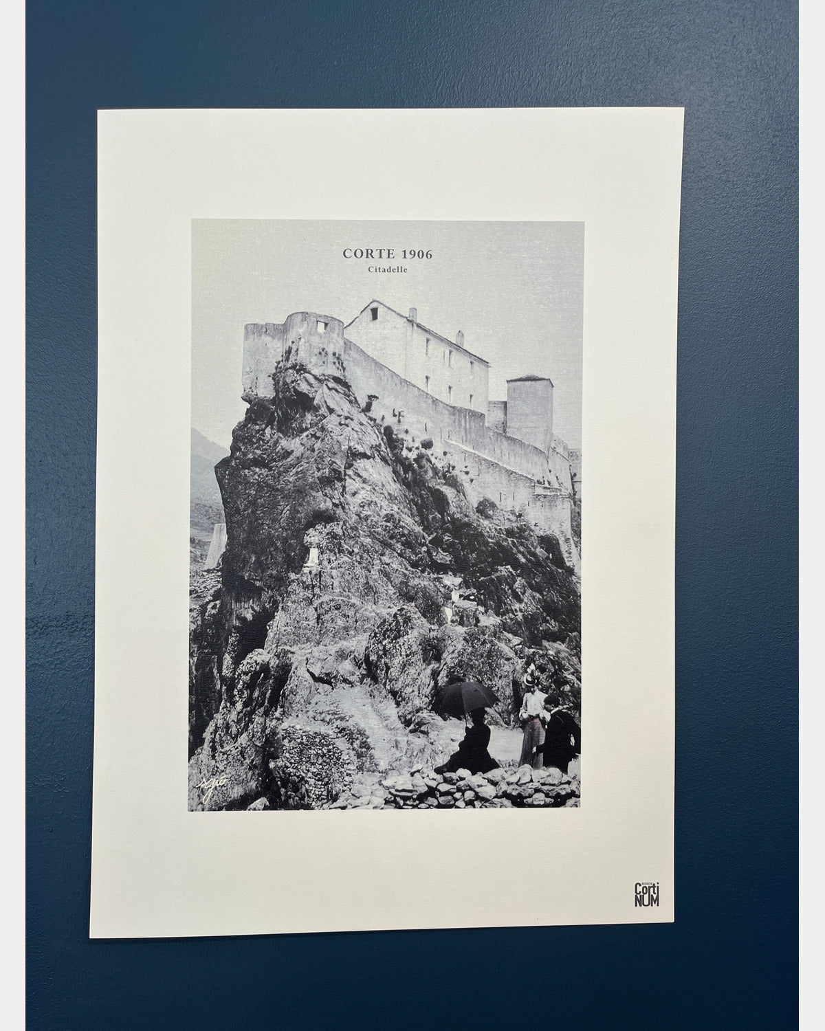 Affiche Citadelle, vue de face sur fond clair