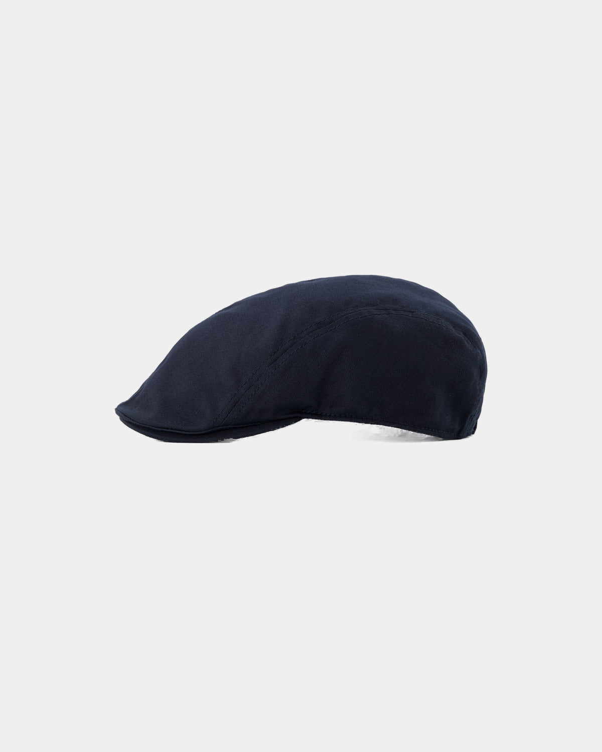 BÉRET CORSE EN COTON BLEU, vue de face sur fond clair