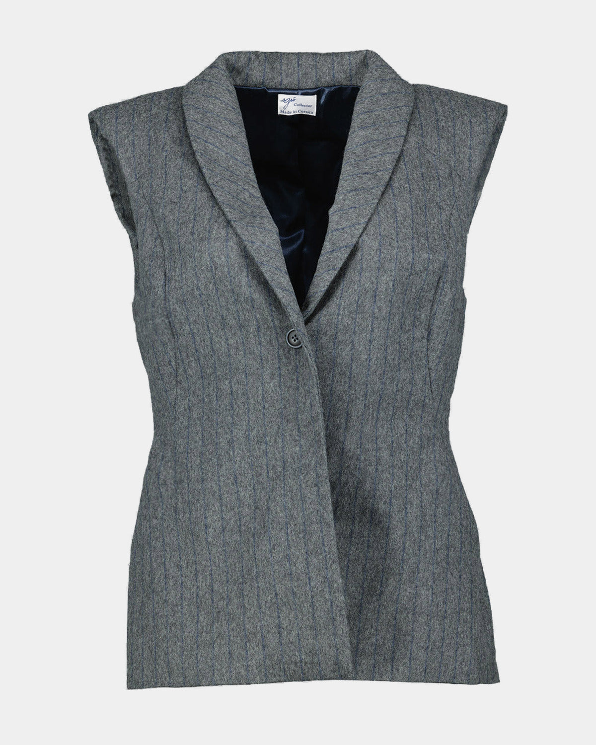 Blazer MADE IN CORSICA, vue de face sur fond clair