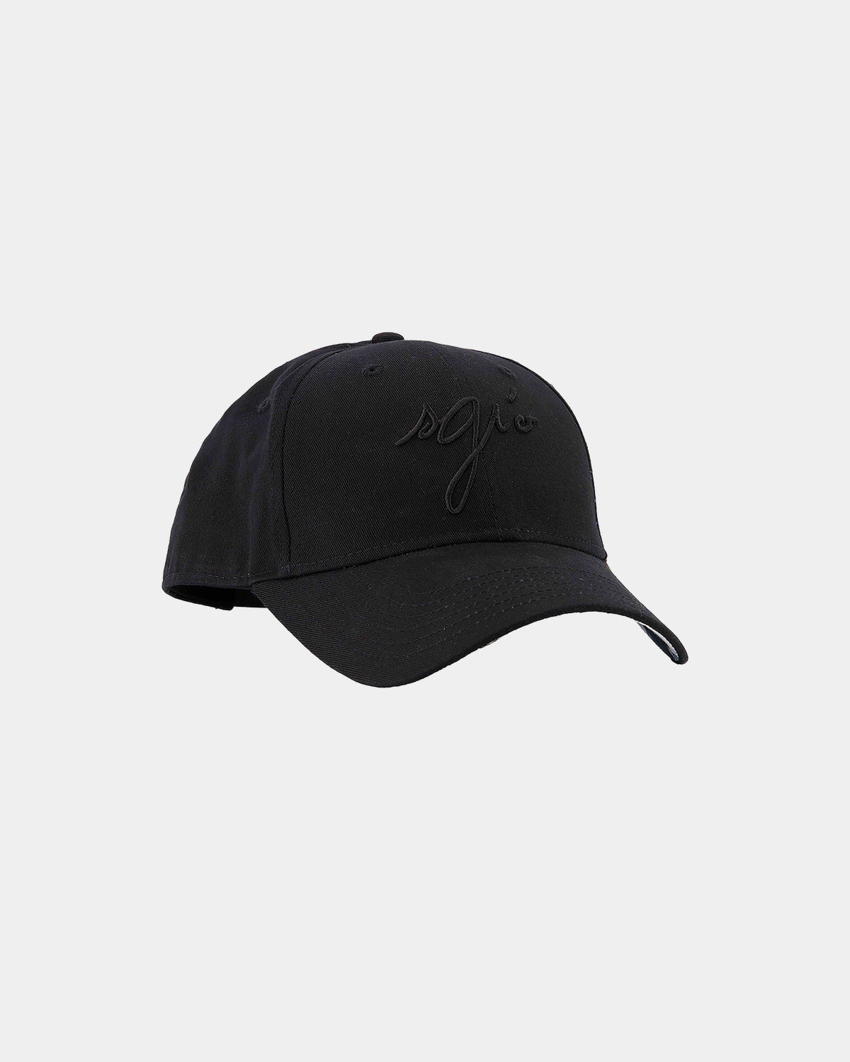 CASQUETTE COTON NOIR SGIO, autre vue