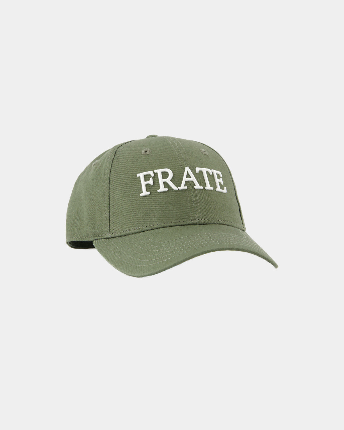 CASQUETTE KAKI COTON FRATE, vue de face sur fond clair