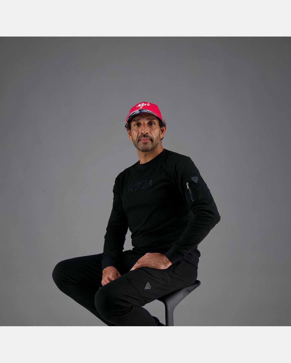 CASQUETTE ROUGE COTON SGIO, autre vue