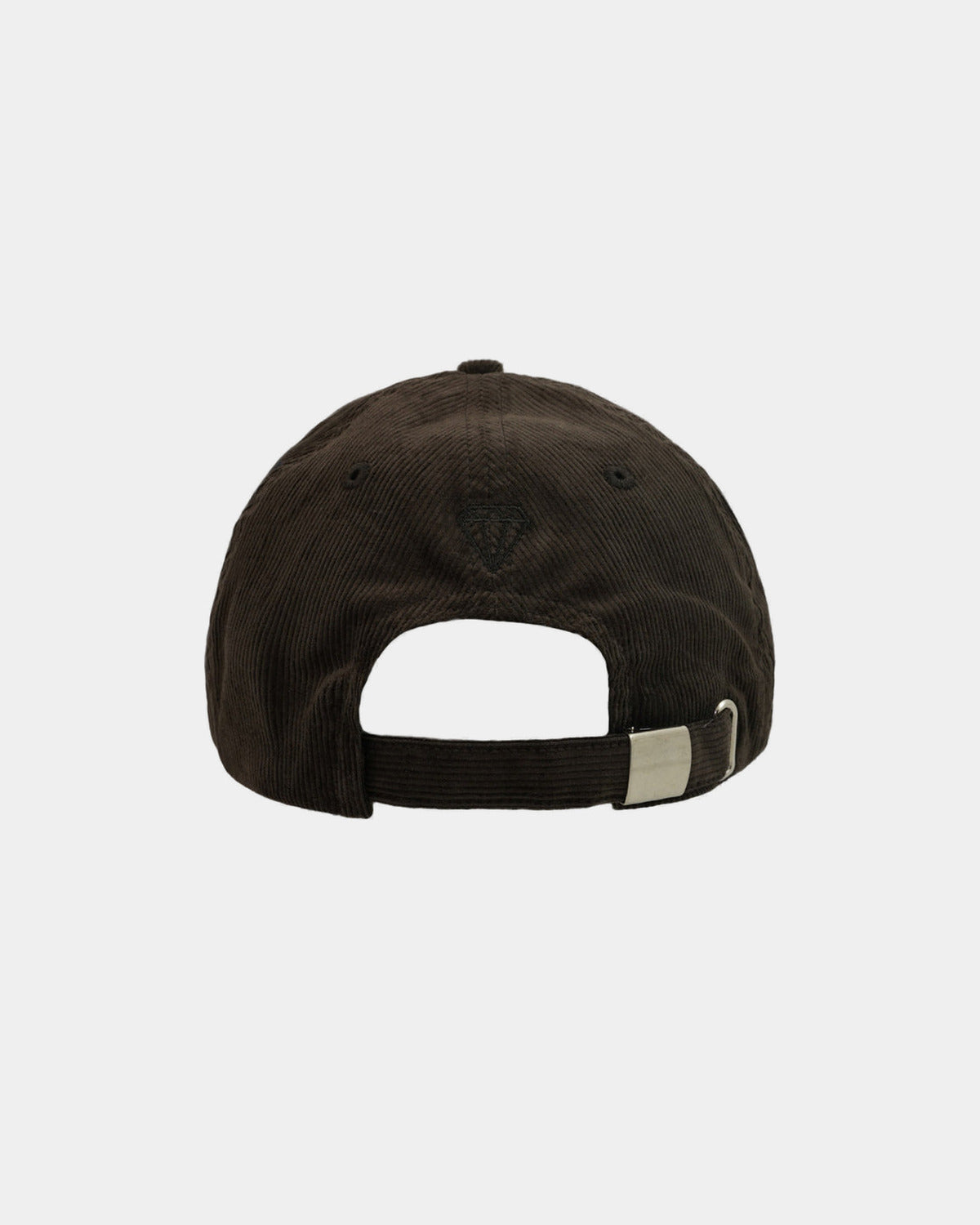 Casquette Corse en velours côtelé Marron, vue de dos sur fond clair