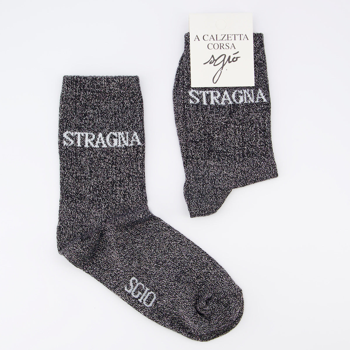 Chaussette paillette stragna