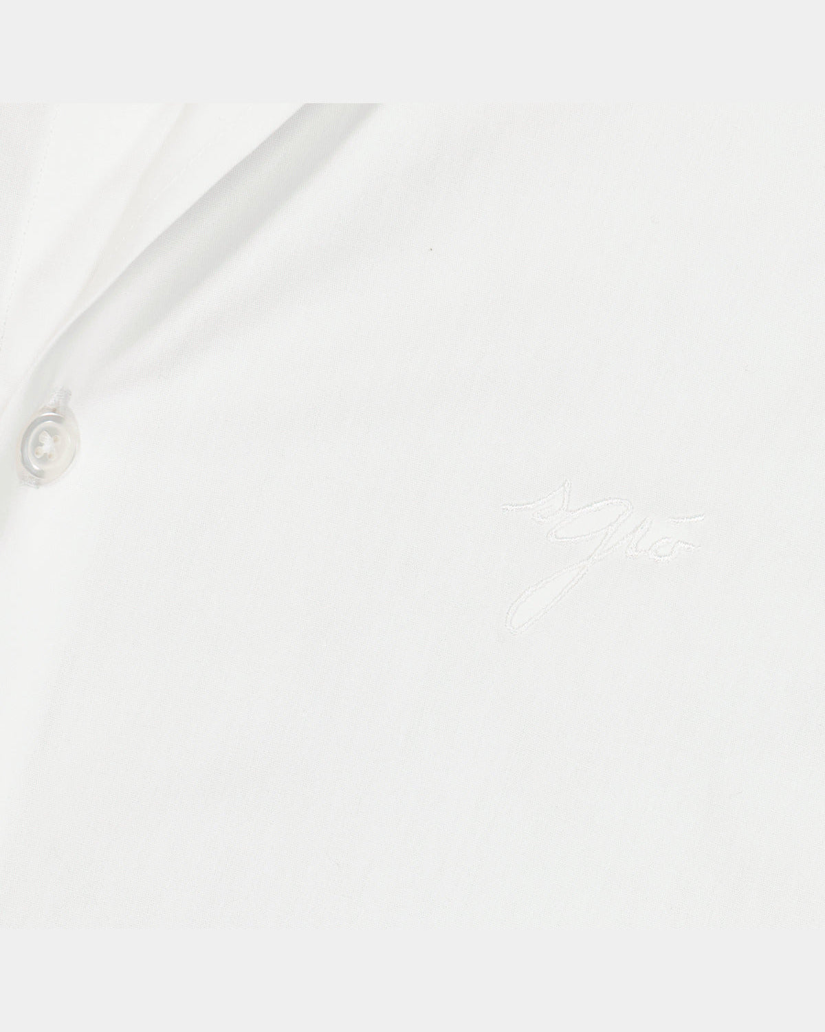CHEMISE BLANC JEAN col mao, autre vue