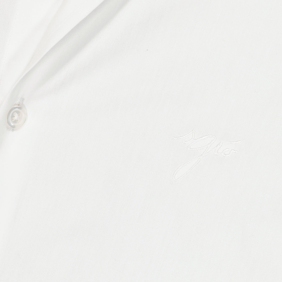 Chemise Jacques popeline coton blanc