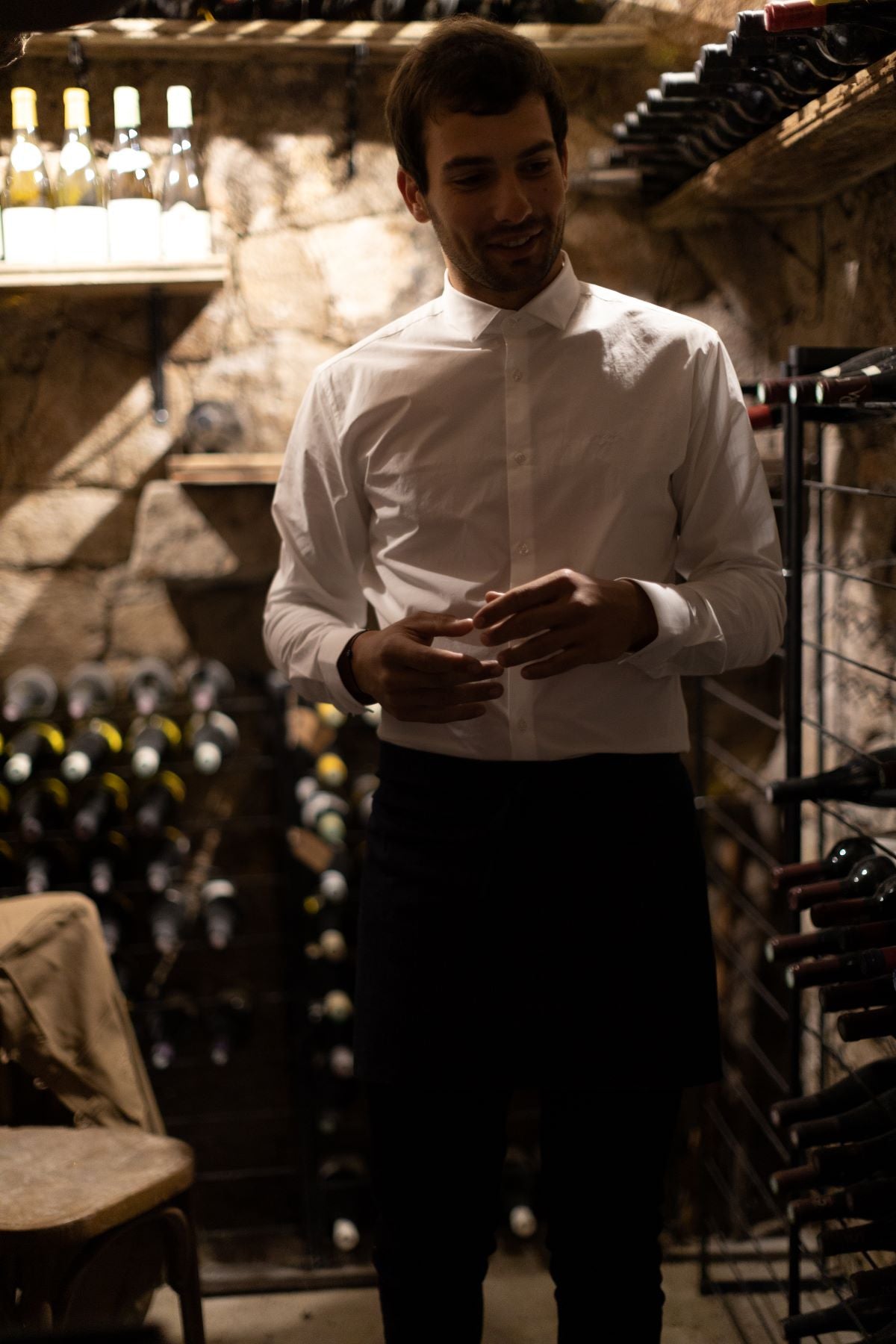 Chemise Jacques popeline coton blanc