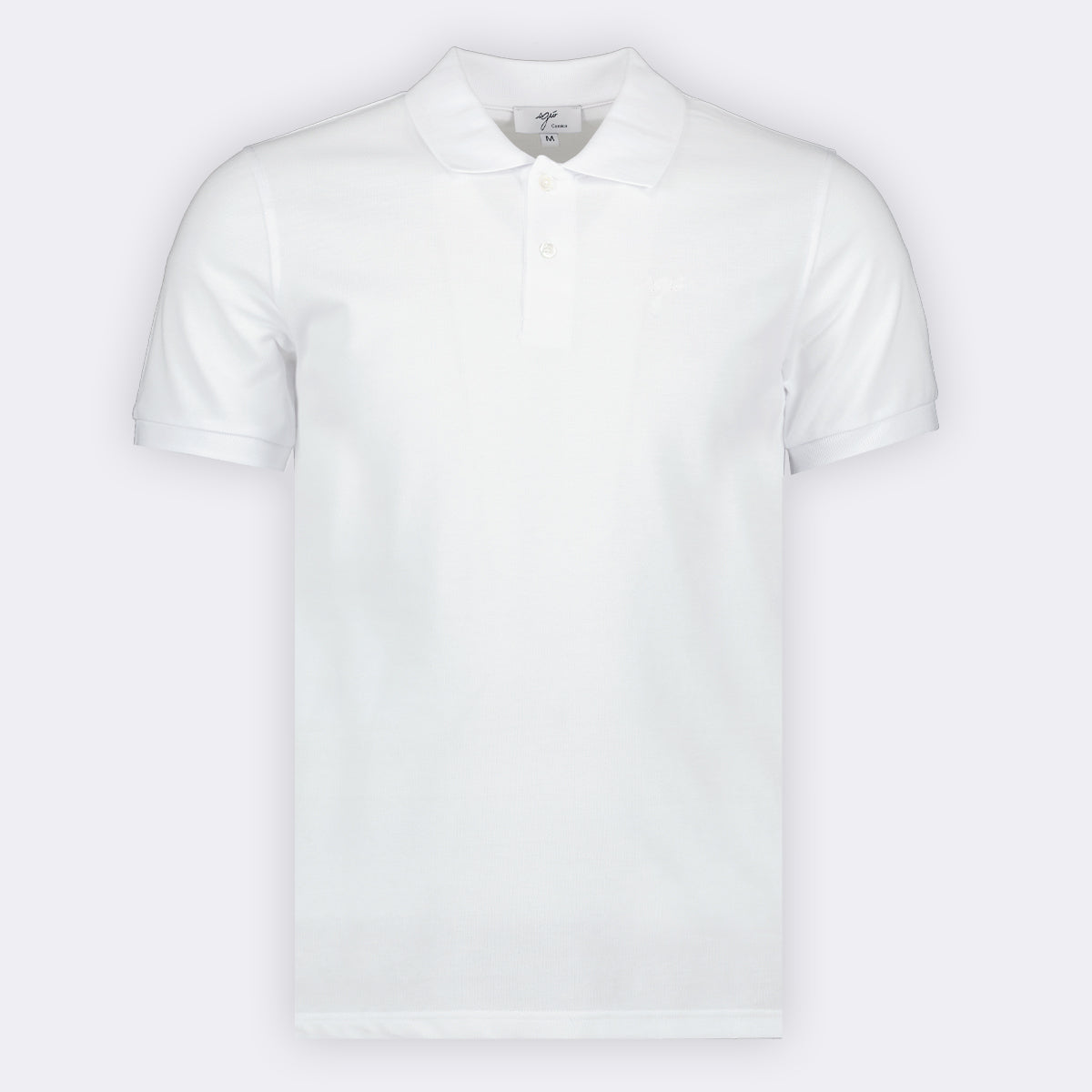 Polo Marco coton piqué Blanc