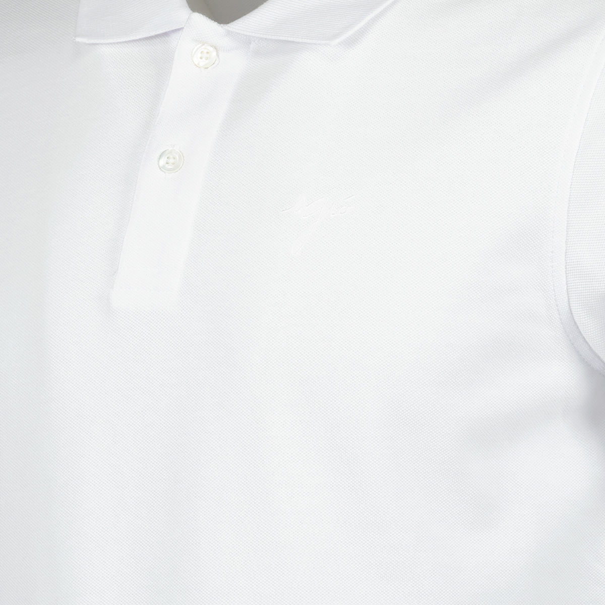 Polo Marco coton piqué Blanc