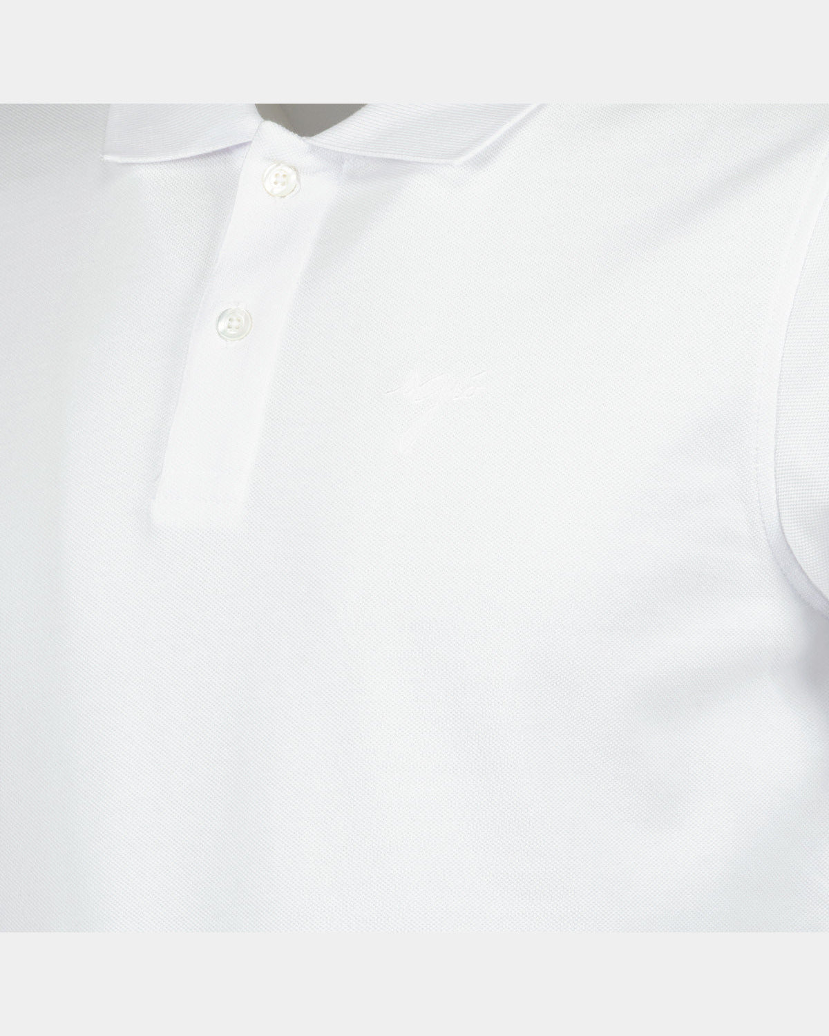 Polo Marco coton piqué Blanc, autre vue