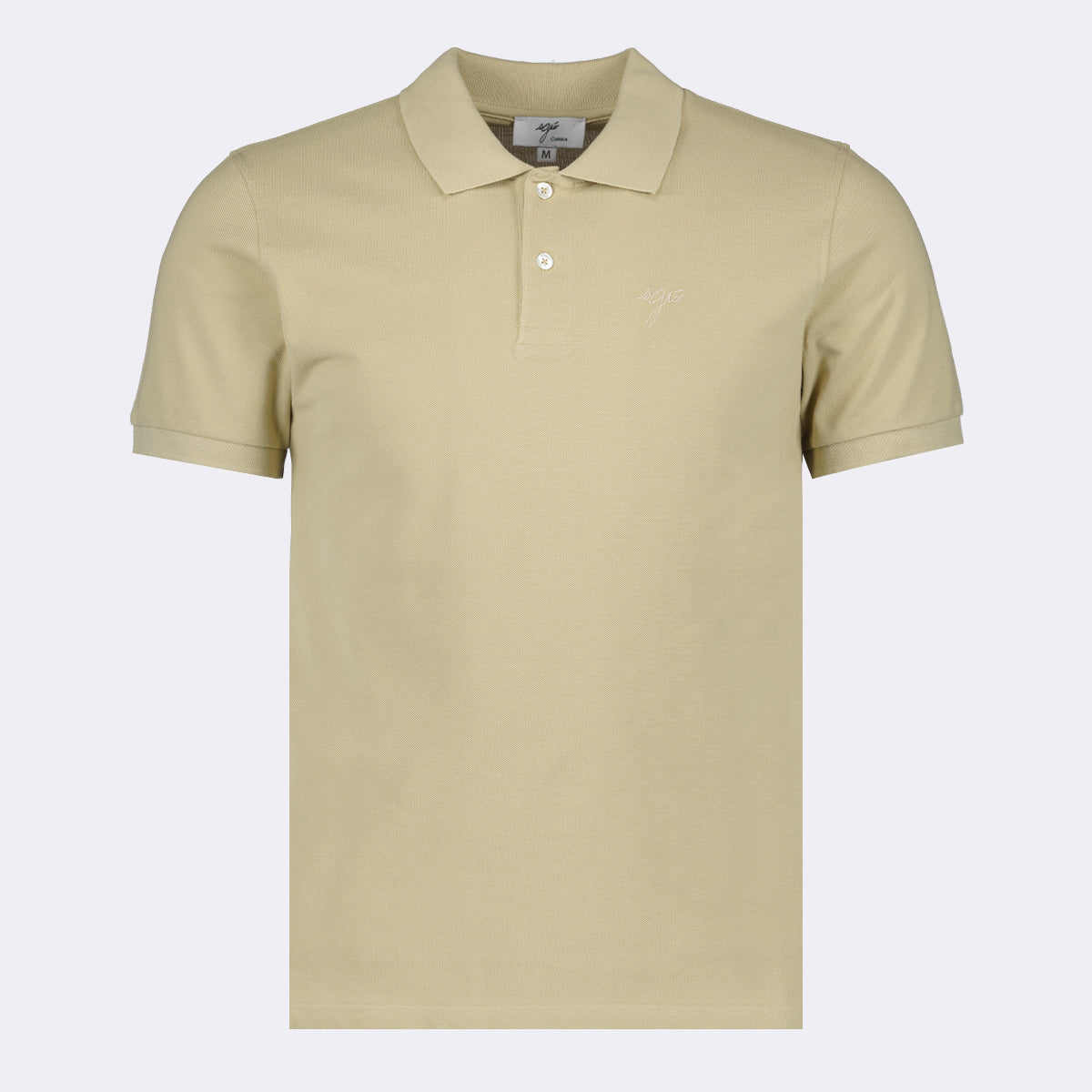 Polo Marco coton piqué Beige