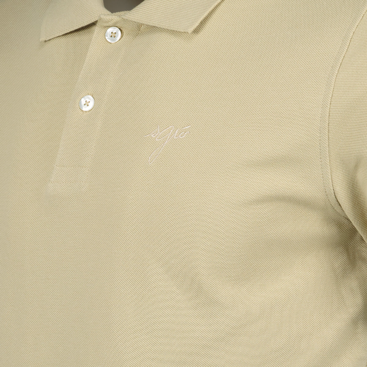 Polo Marco coton piqué Beige