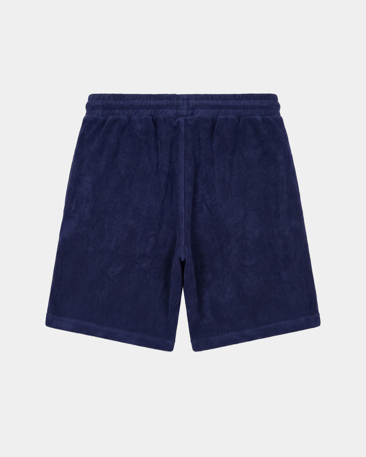 SHORT PAUL EPONGE BLEU MARINE, vue de dos sur fond clair