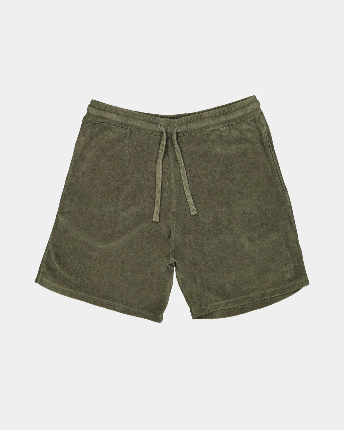 SHORT PAUL EPONGE KAKI, vue de face sur fond clair