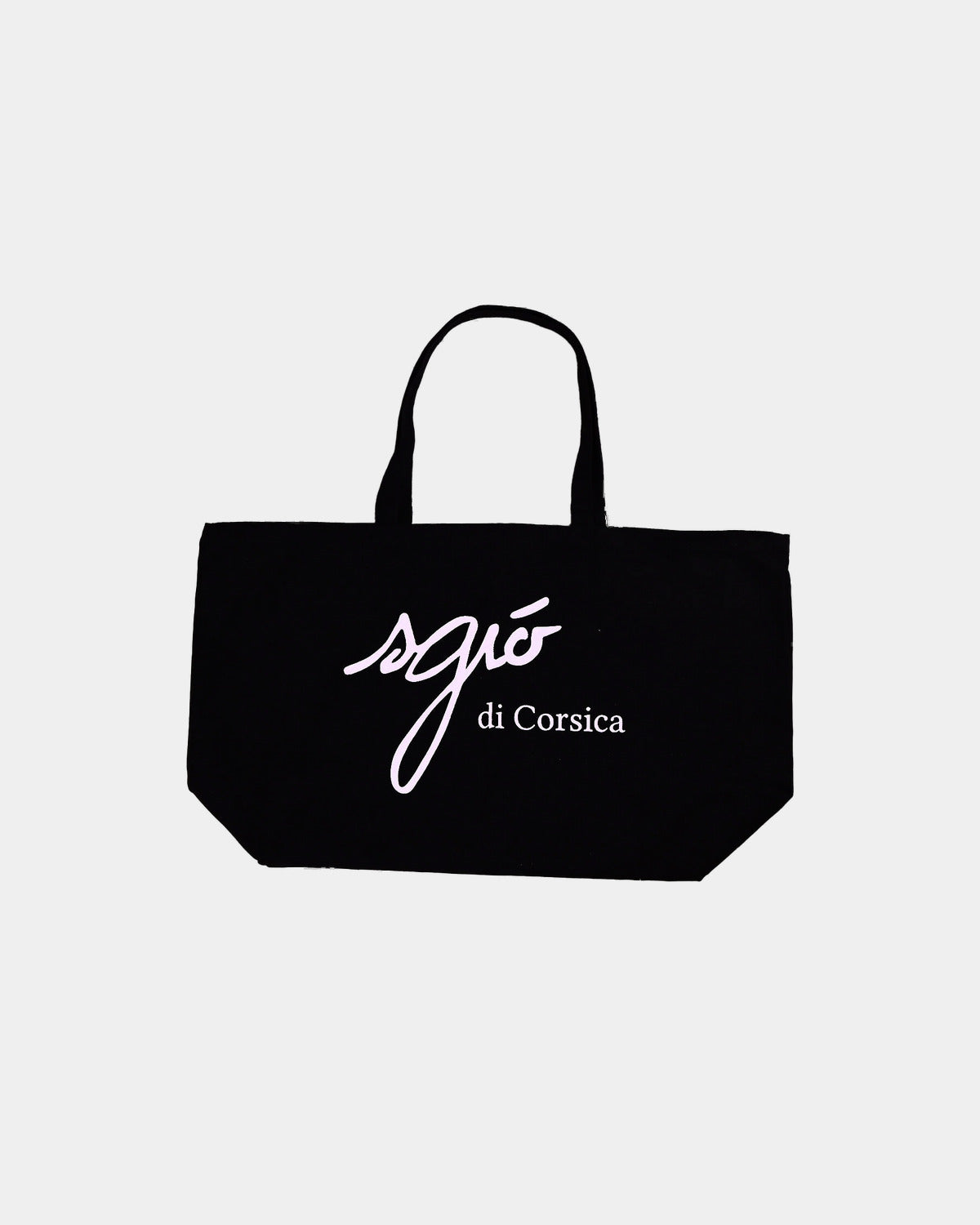 Le sac Corse, vue de face sur fond clair