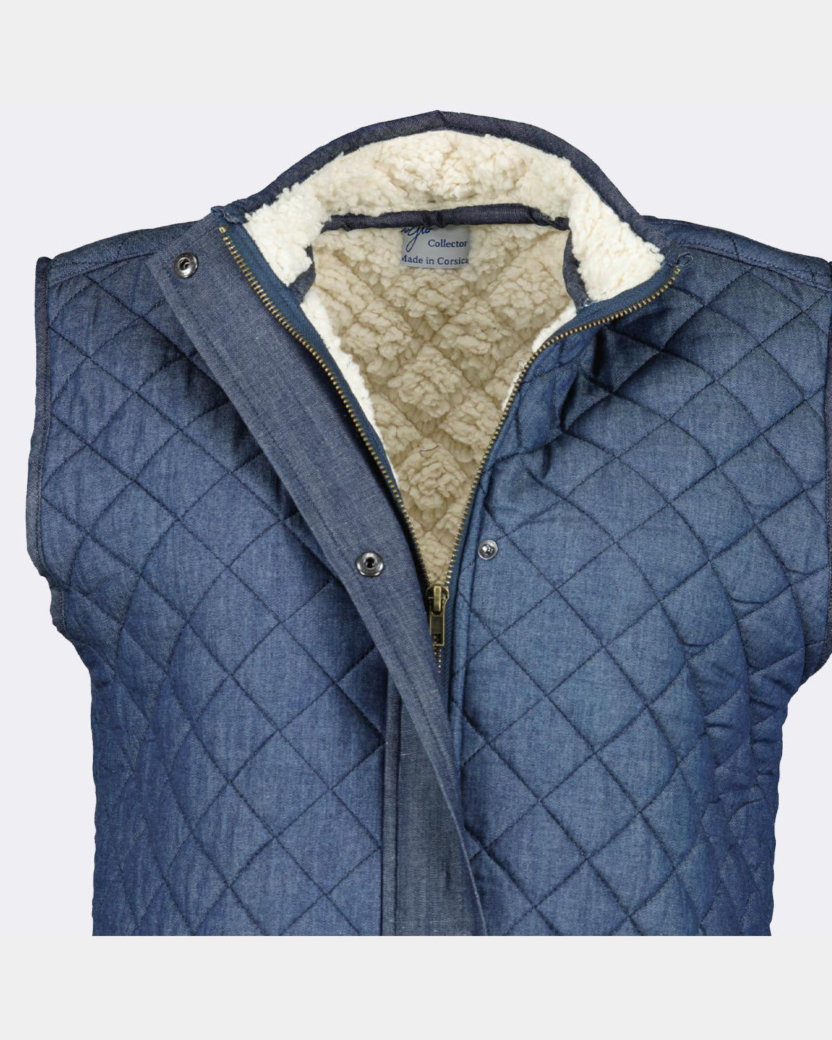 Veste matelassée en denim, autre vue