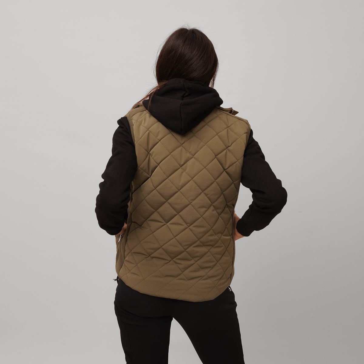 Veste sans manche kaki