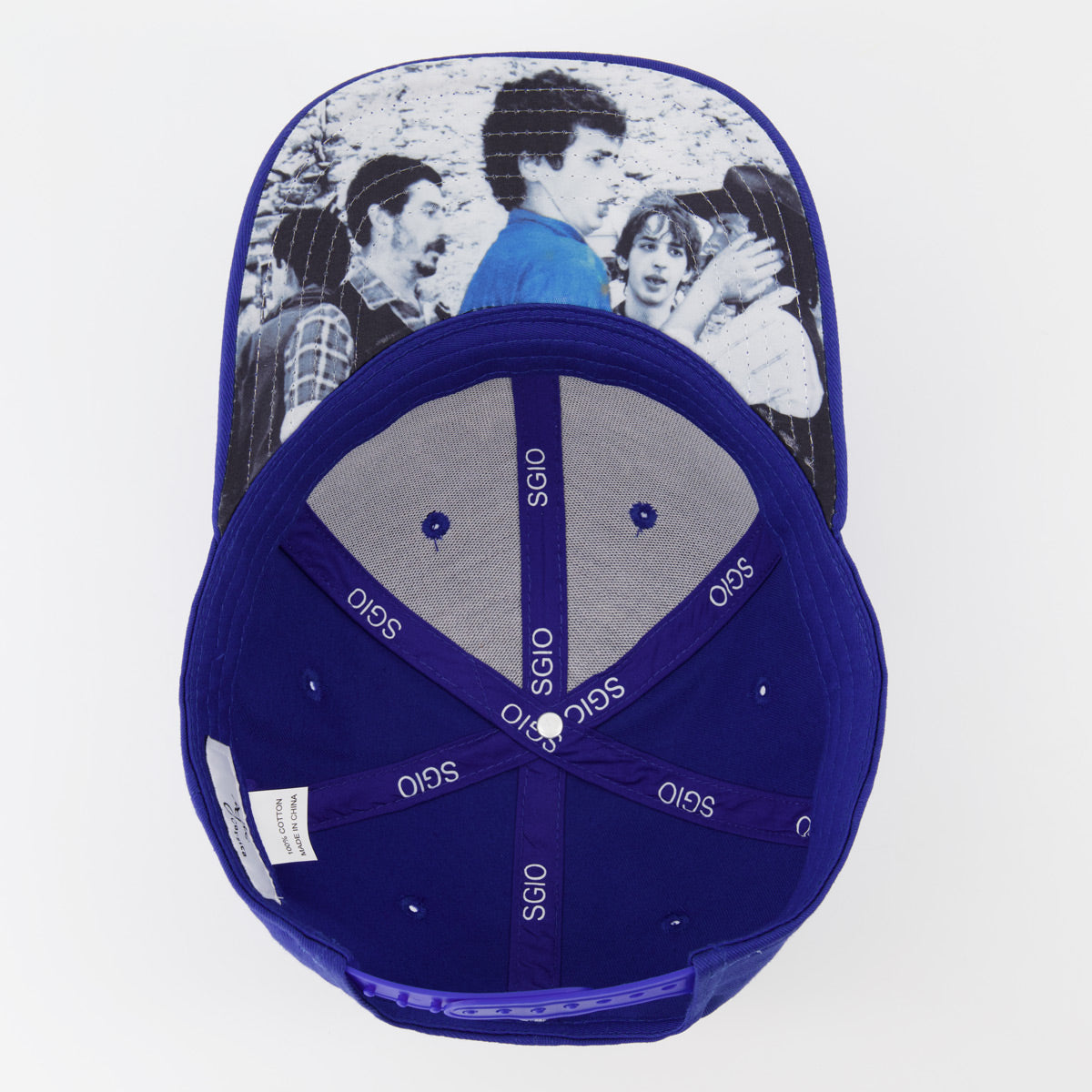 CASQUETTE BLEU COTON SGIO