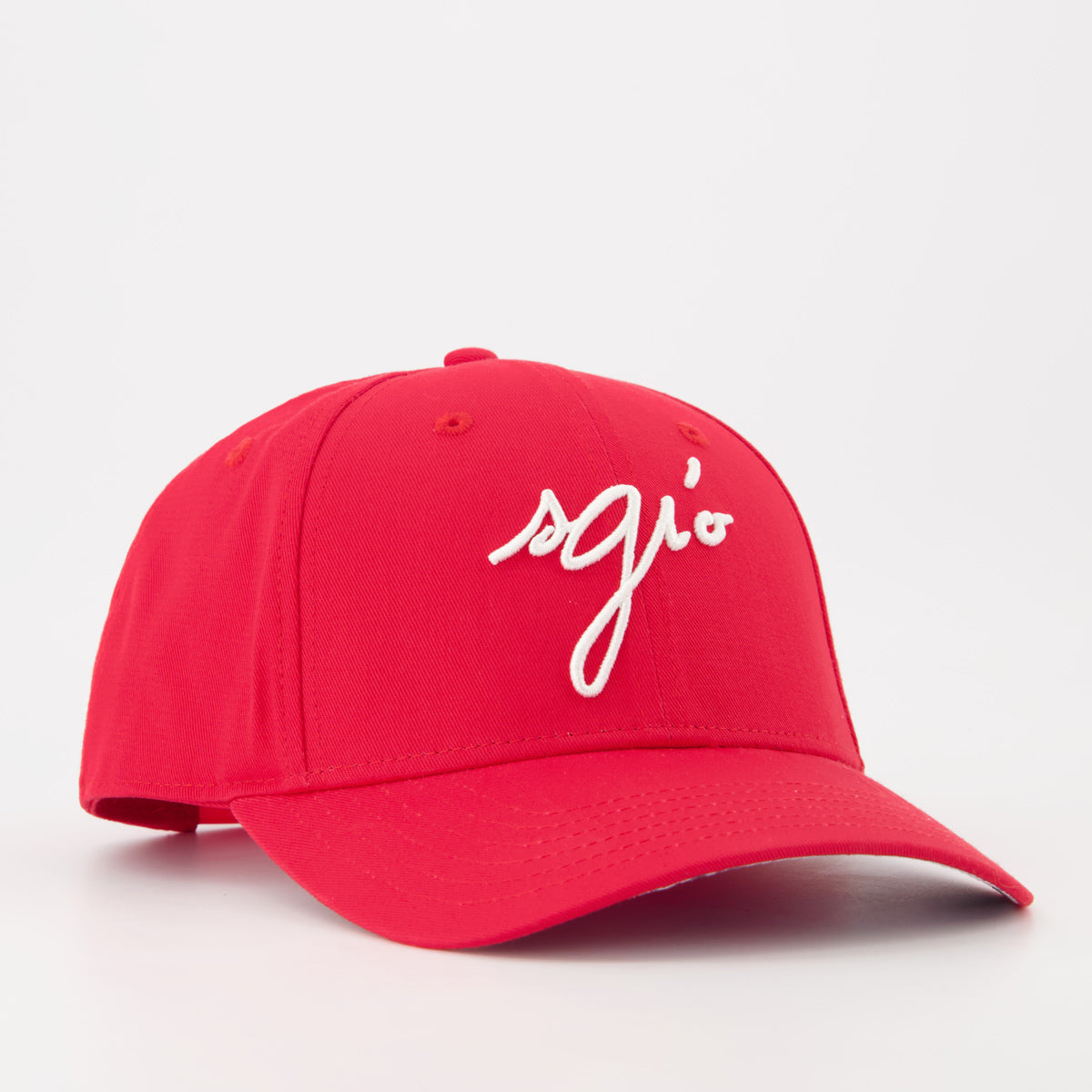 CASQUETTE ROUGE COTON SGIO