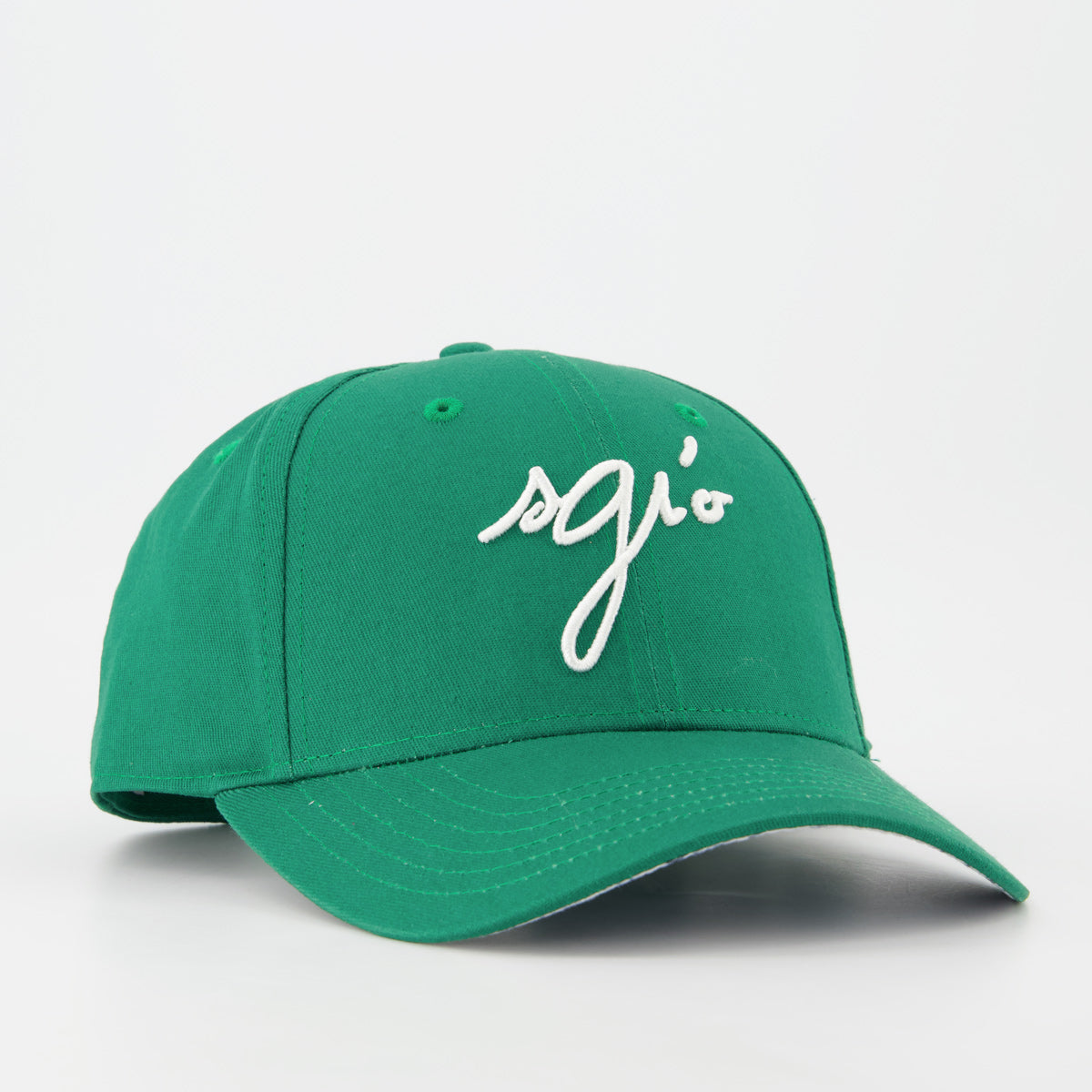 CASQUETTE VERT COTON SGIO