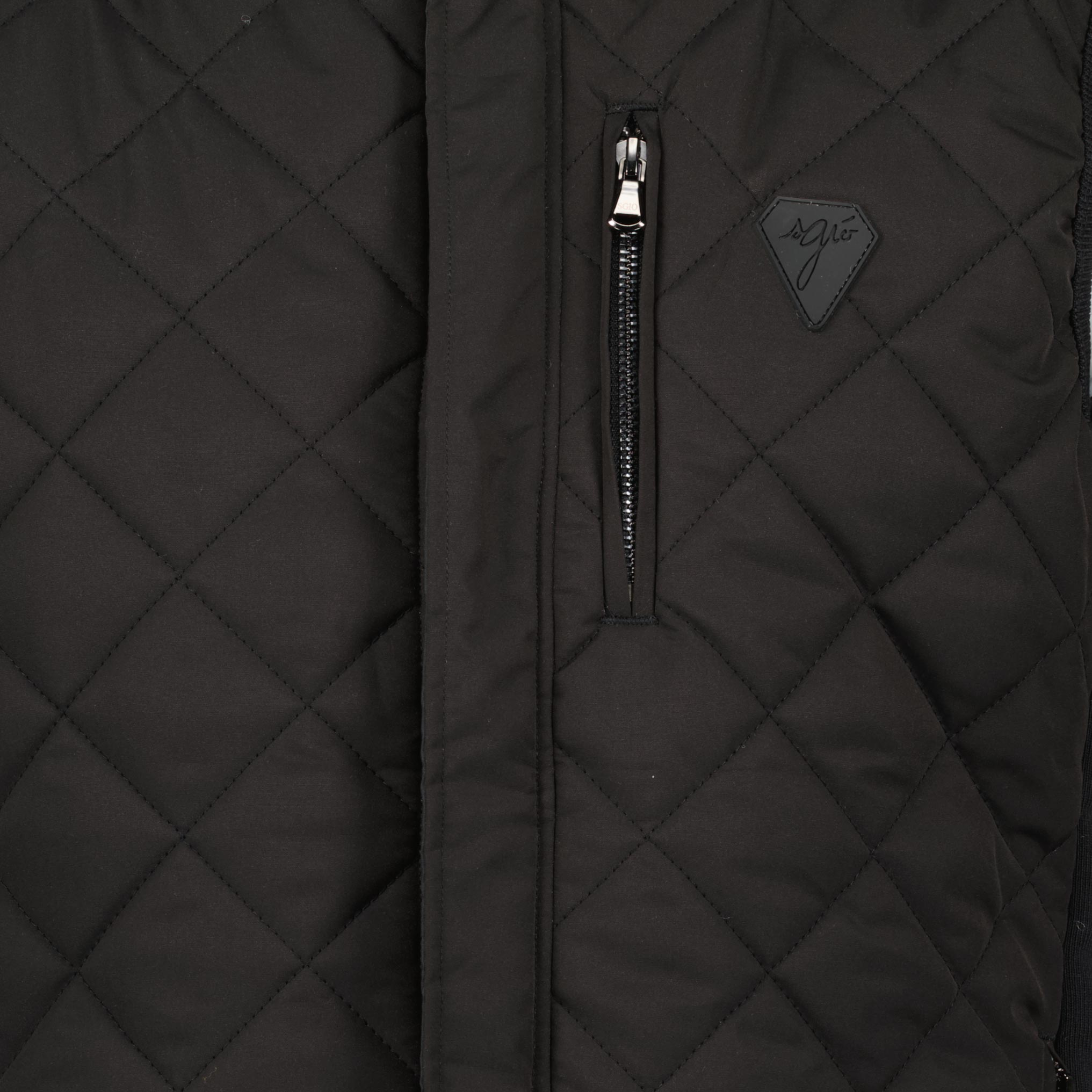 Doudoune zip noir