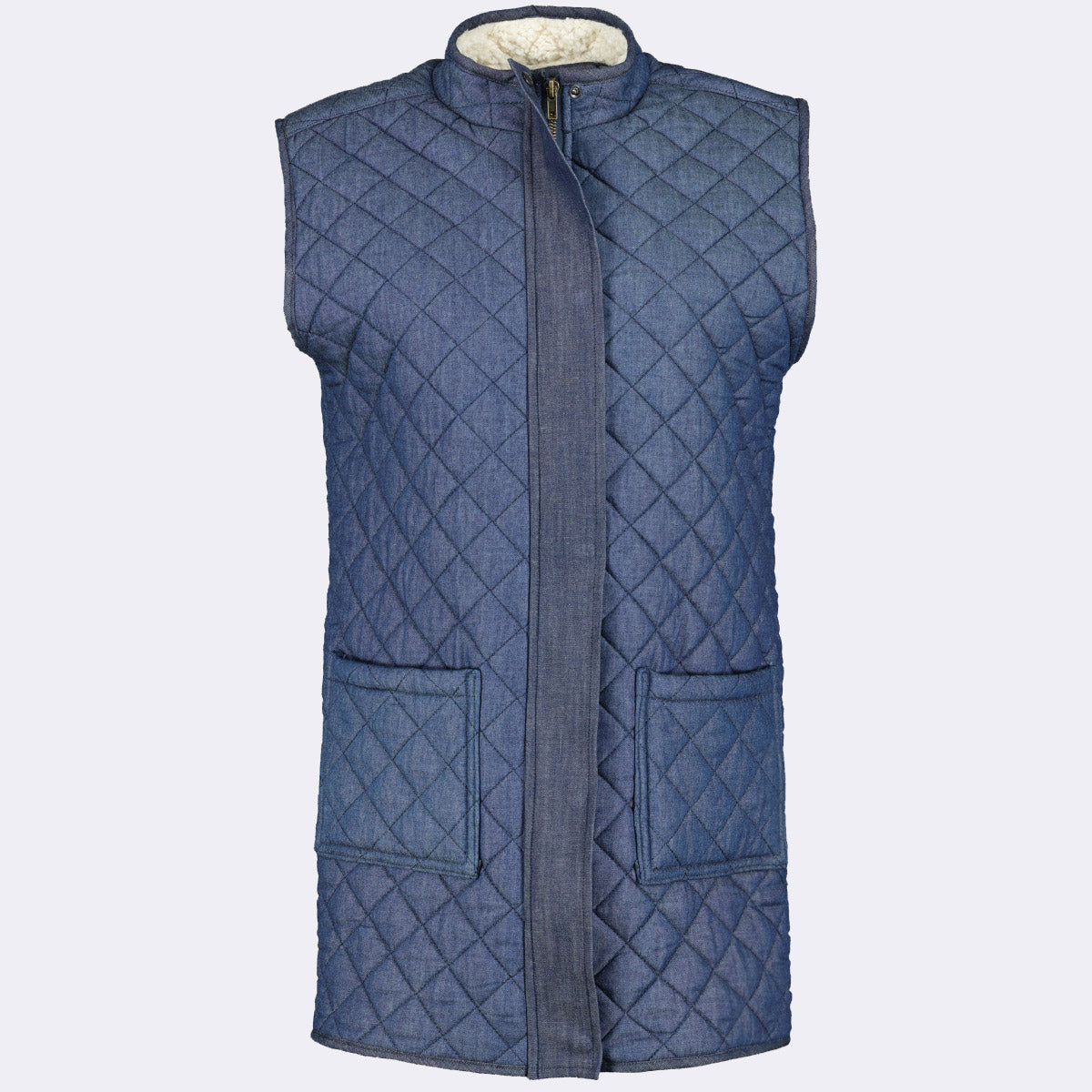 Veste matelassée en denim