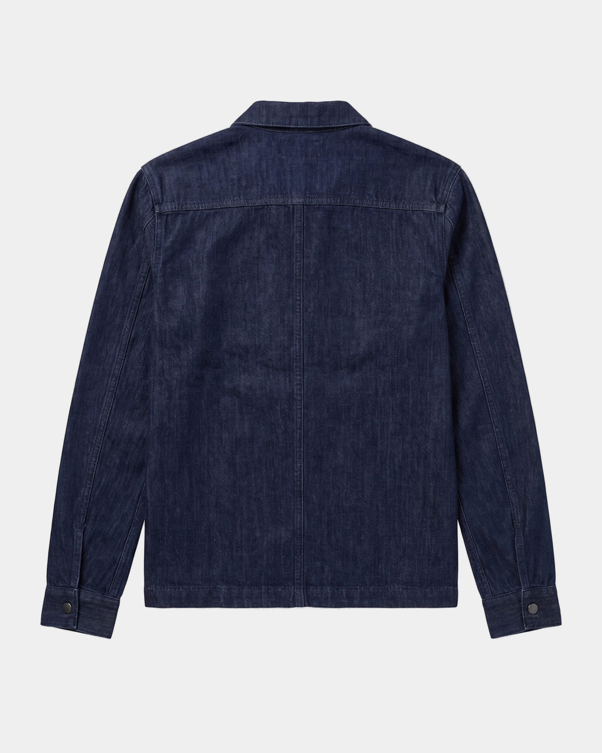 Bleu de chine denim SGIÒ, vue de dos sur fond clair