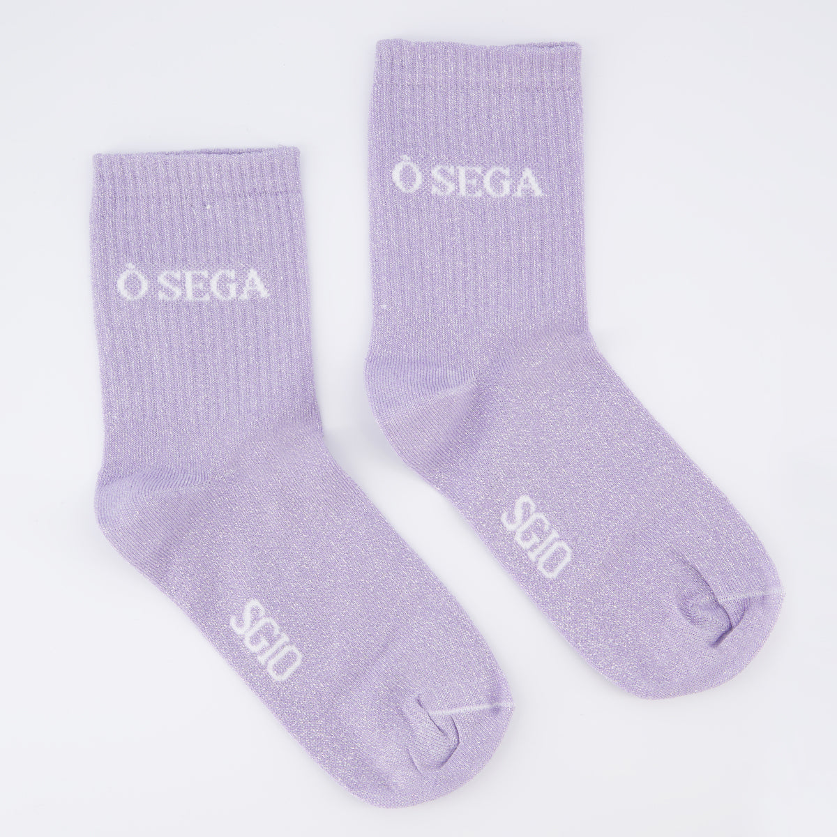 Chaussette paillette violette O SEGA