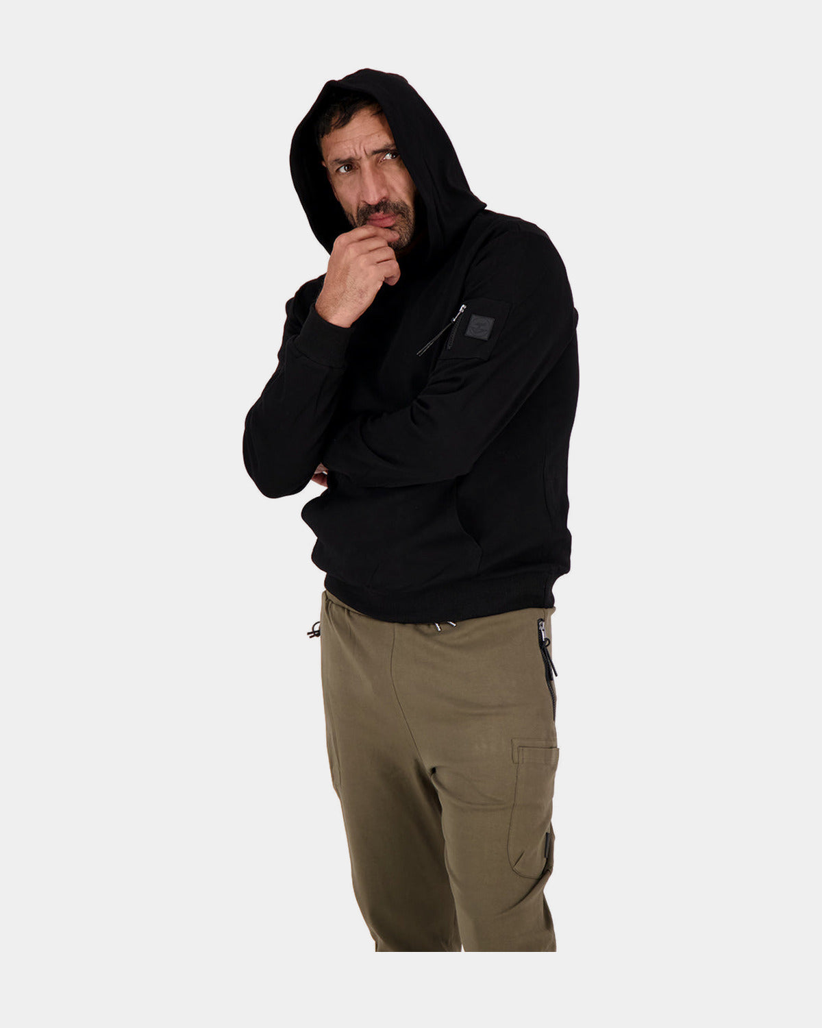Hoodie Sébastien Noir, autre vue