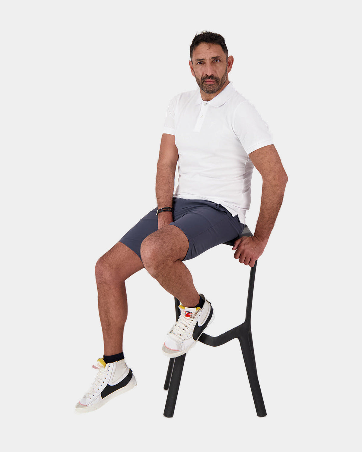Polo Marco coton piqué Blanc, autre vue