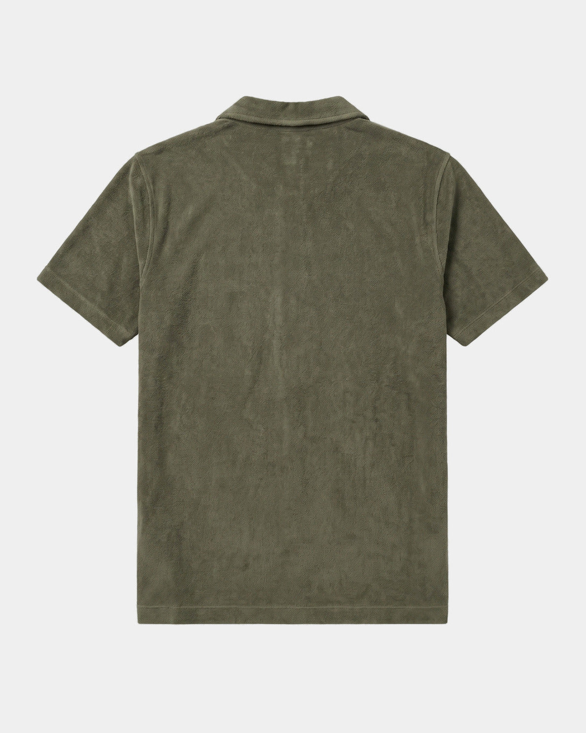 POLO SANTU EPONGE KAKI, vue de dos sur fond clair