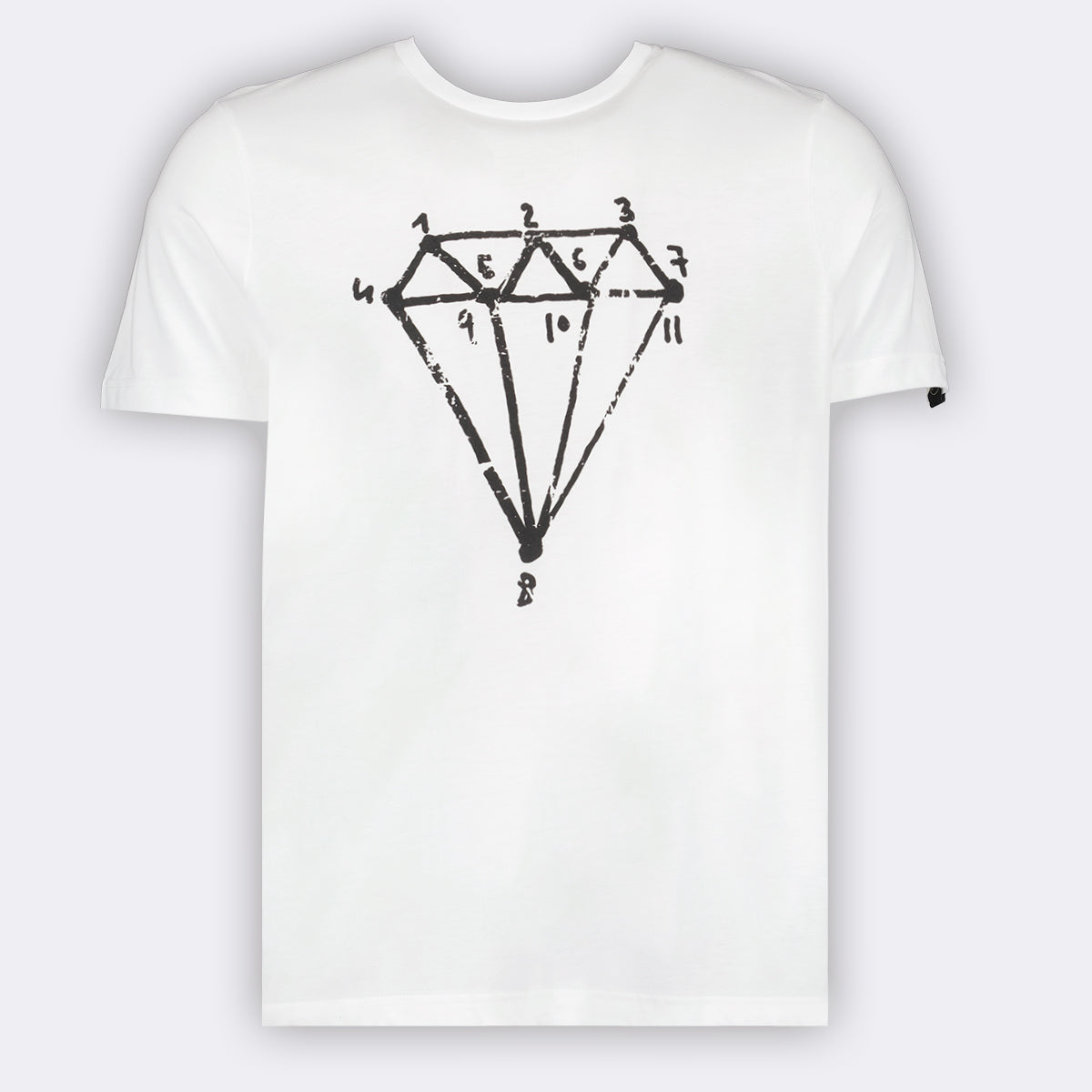 T-shirt Diamant Blanc