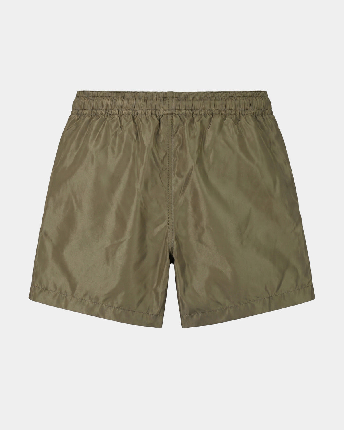 SHORT DE BAIN ANTO KAKI, vue de dos sur fond clair