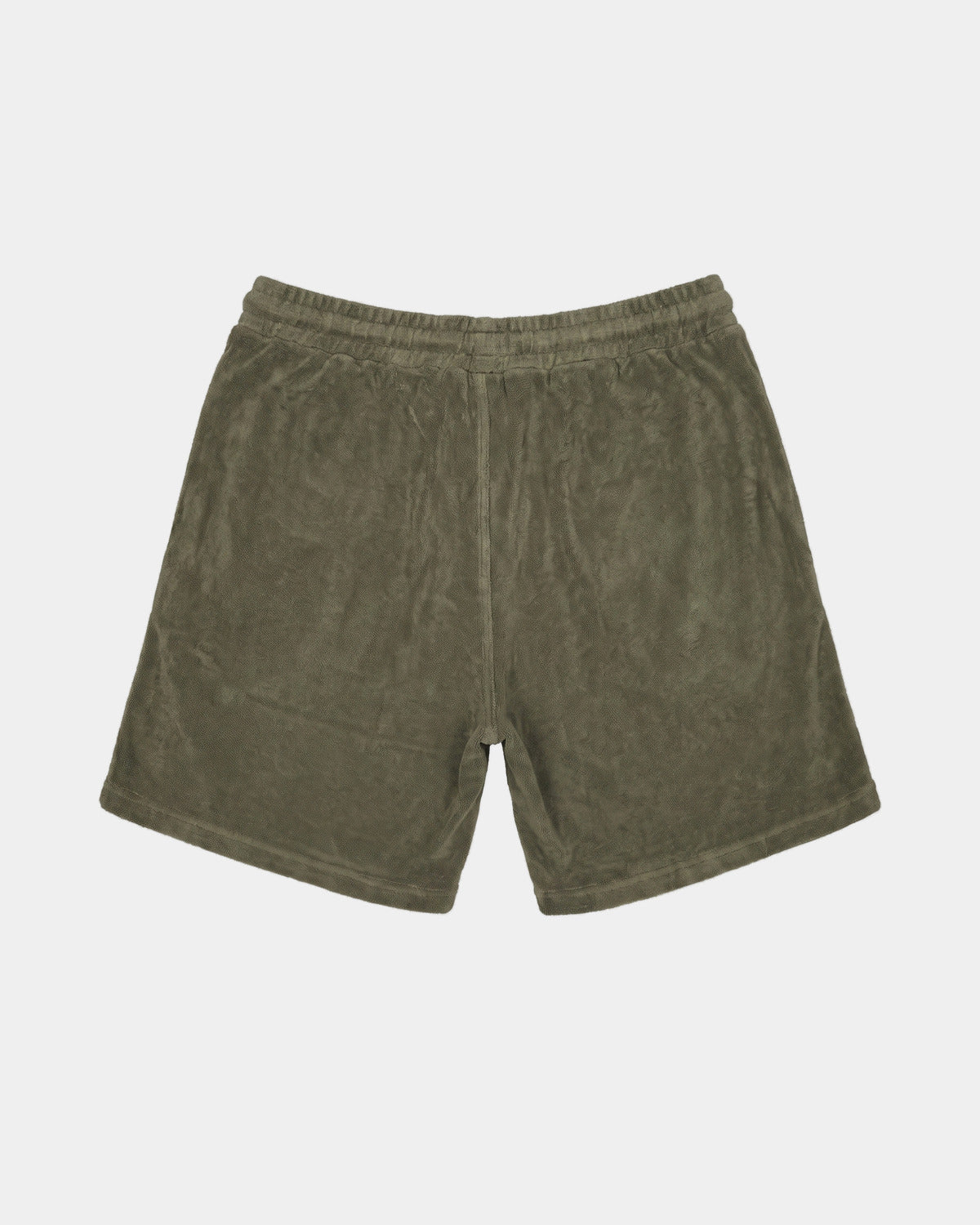 SHORT PAUL EPONGE KAKI, vue de dos sur fond clair