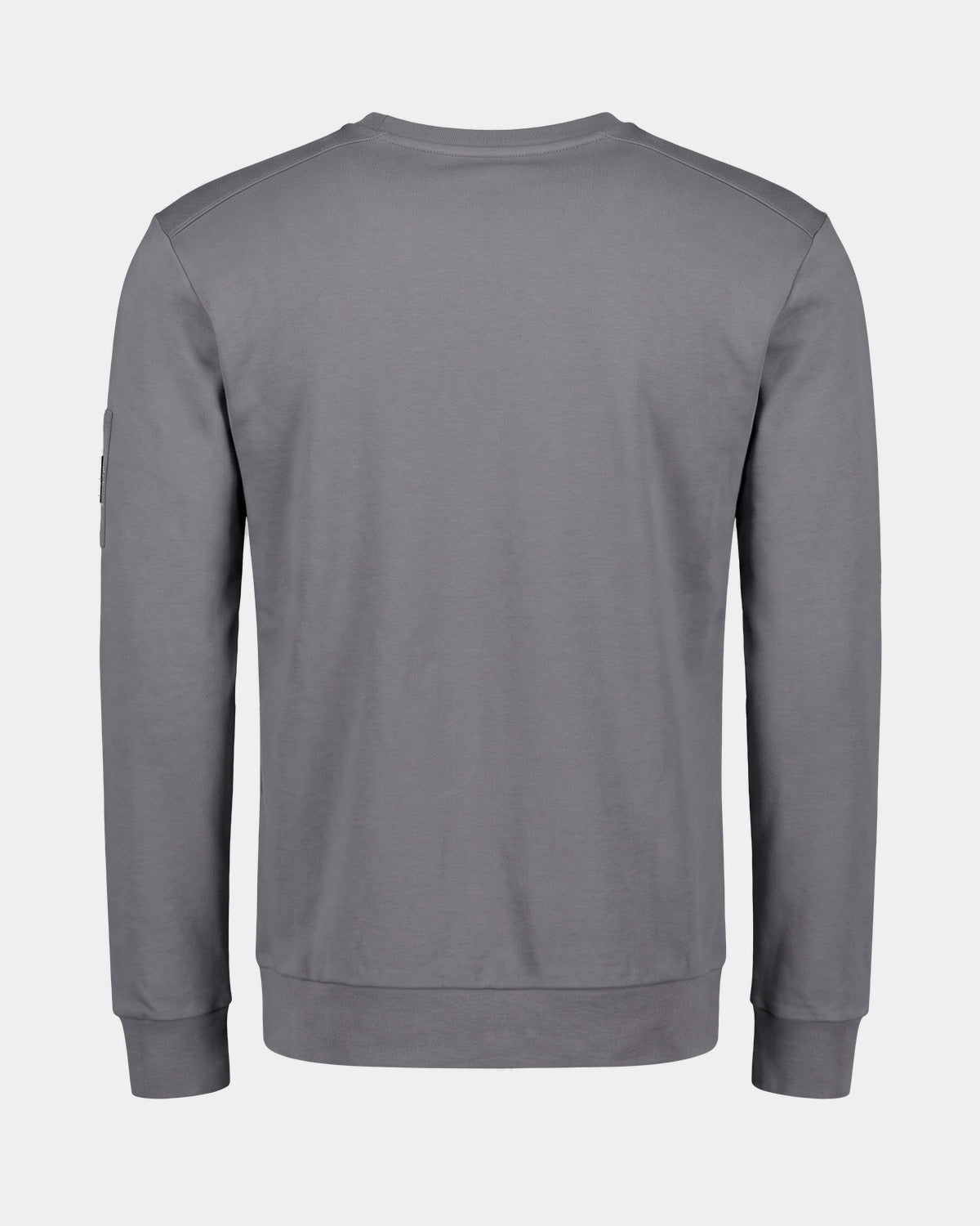Sweat Ange Gris, vue de dos sur fond clair
