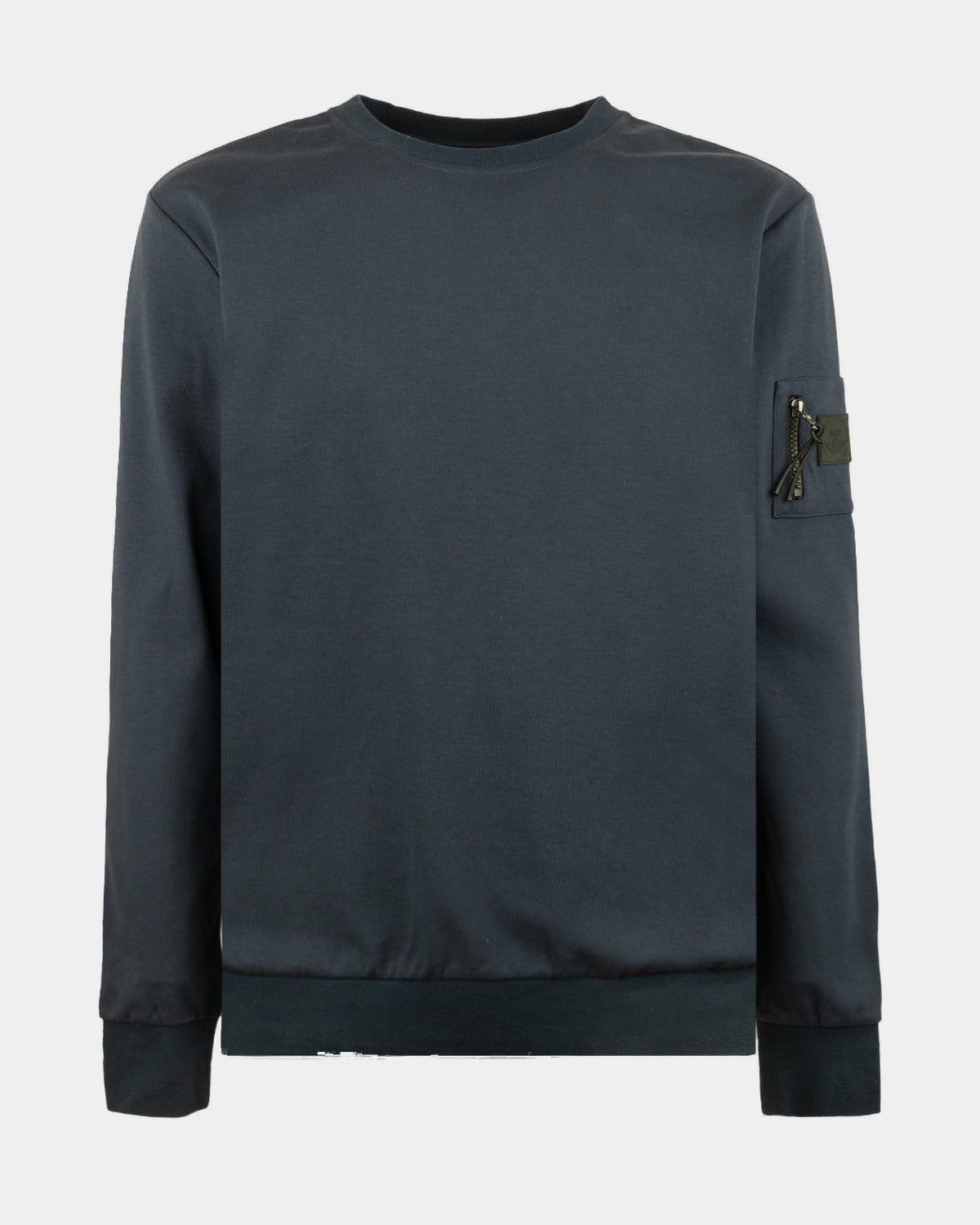 SWEAT ANGE bleu marine, vue de face sur fond clair