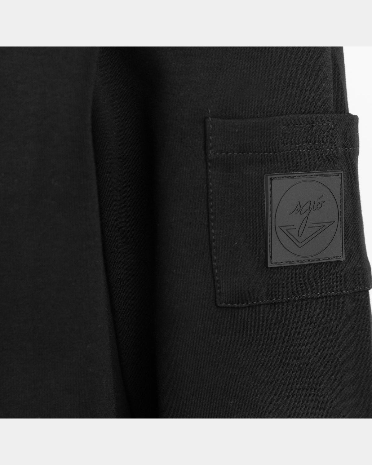 Sweat Sgio au col cheminé NOIR, autre vue