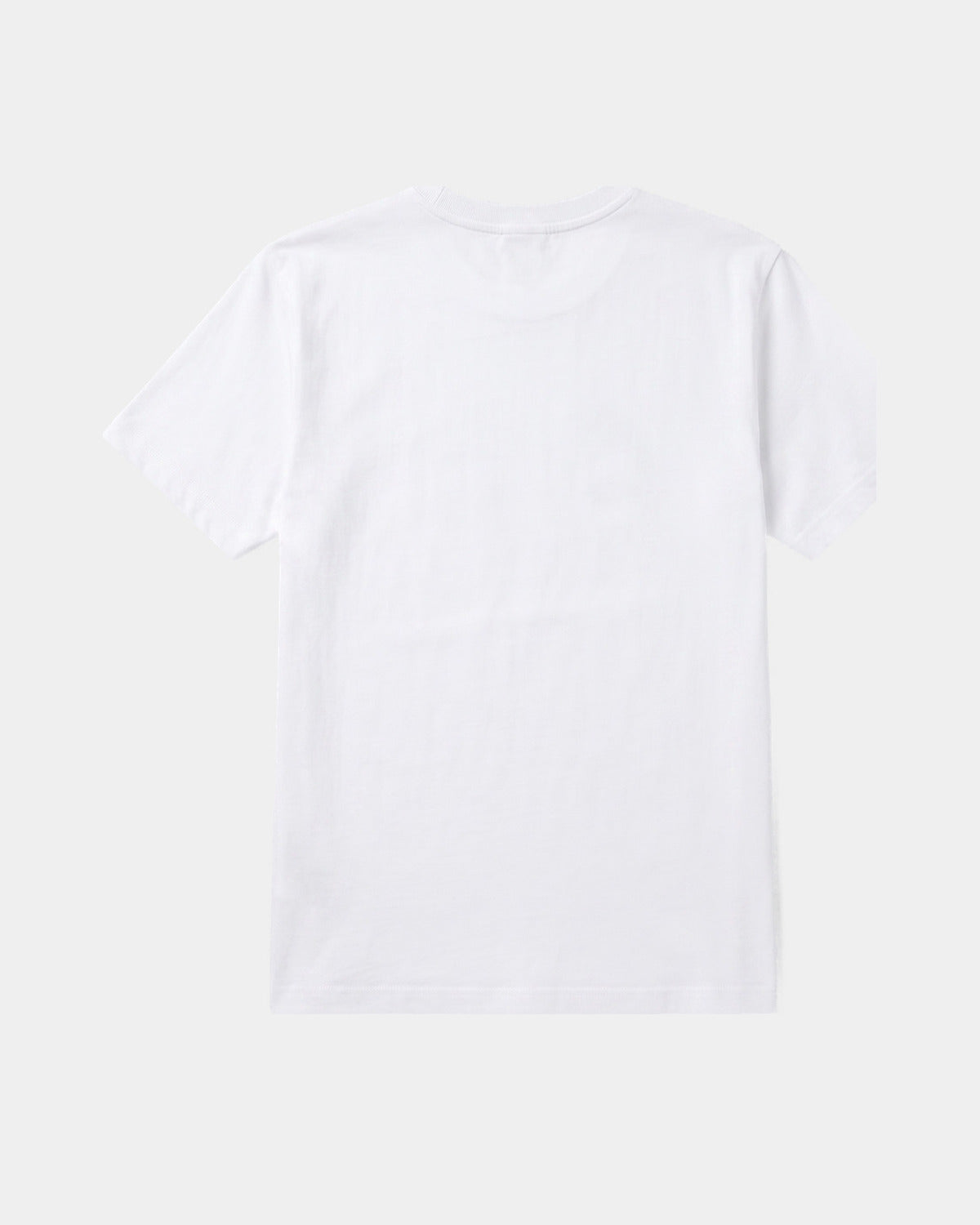 T-SHIRT CLASSIQUE BLANC, vue de dos sur fond clair