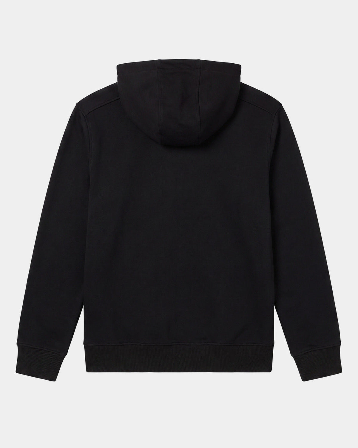 Veste à capuche Charles Noir, vue de dos sur fond clair